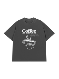 Áo Thun Relaxed Fit Coffee