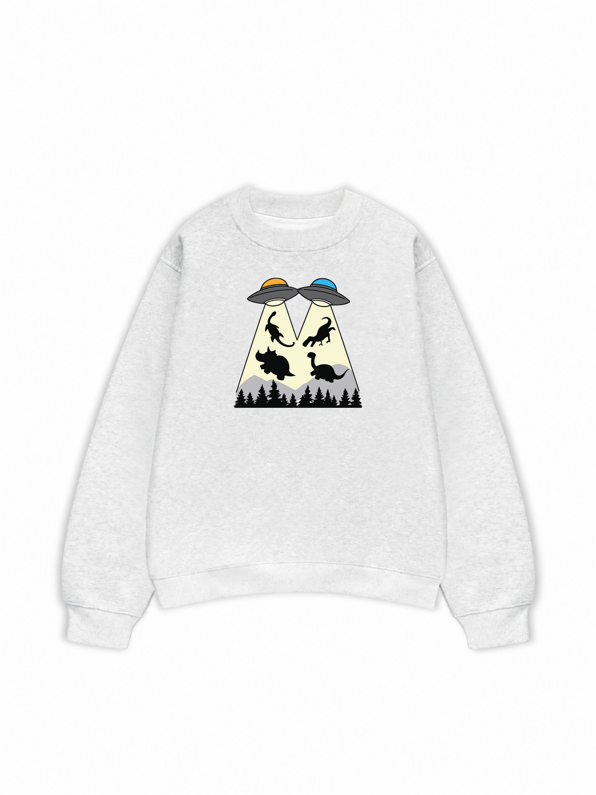 Áo Sweater Nỉ Hai Da DINO ABDUCTION