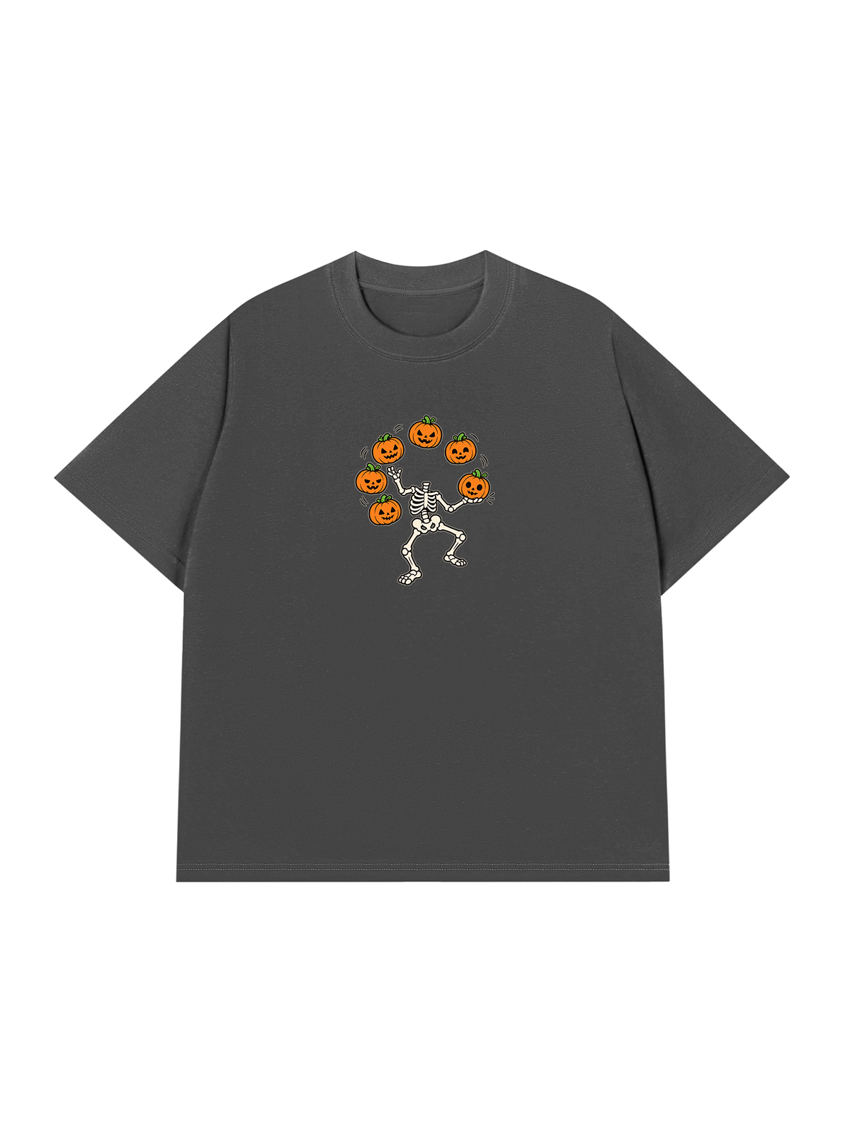 Áo Thun Relaxed Fit Pumpkin Juggler Skull