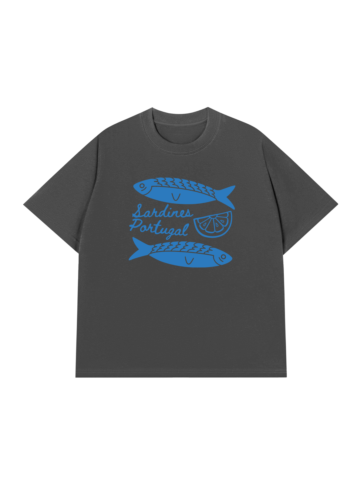 Áo Thun Relaxed Fit Blue Sardine