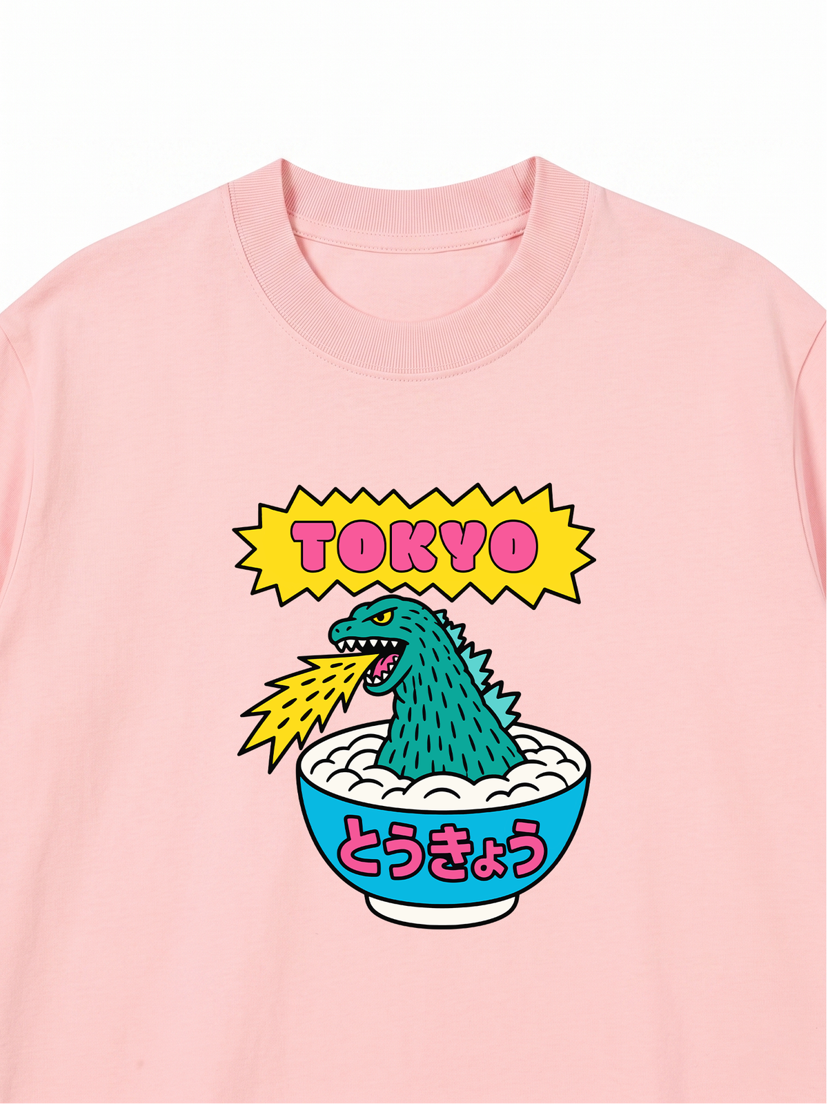 Áo Thun Relaxed Fit Tokyo Kaiju Ramen