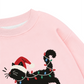 Áo Sweater Nỉ Hai Da Santa Catty