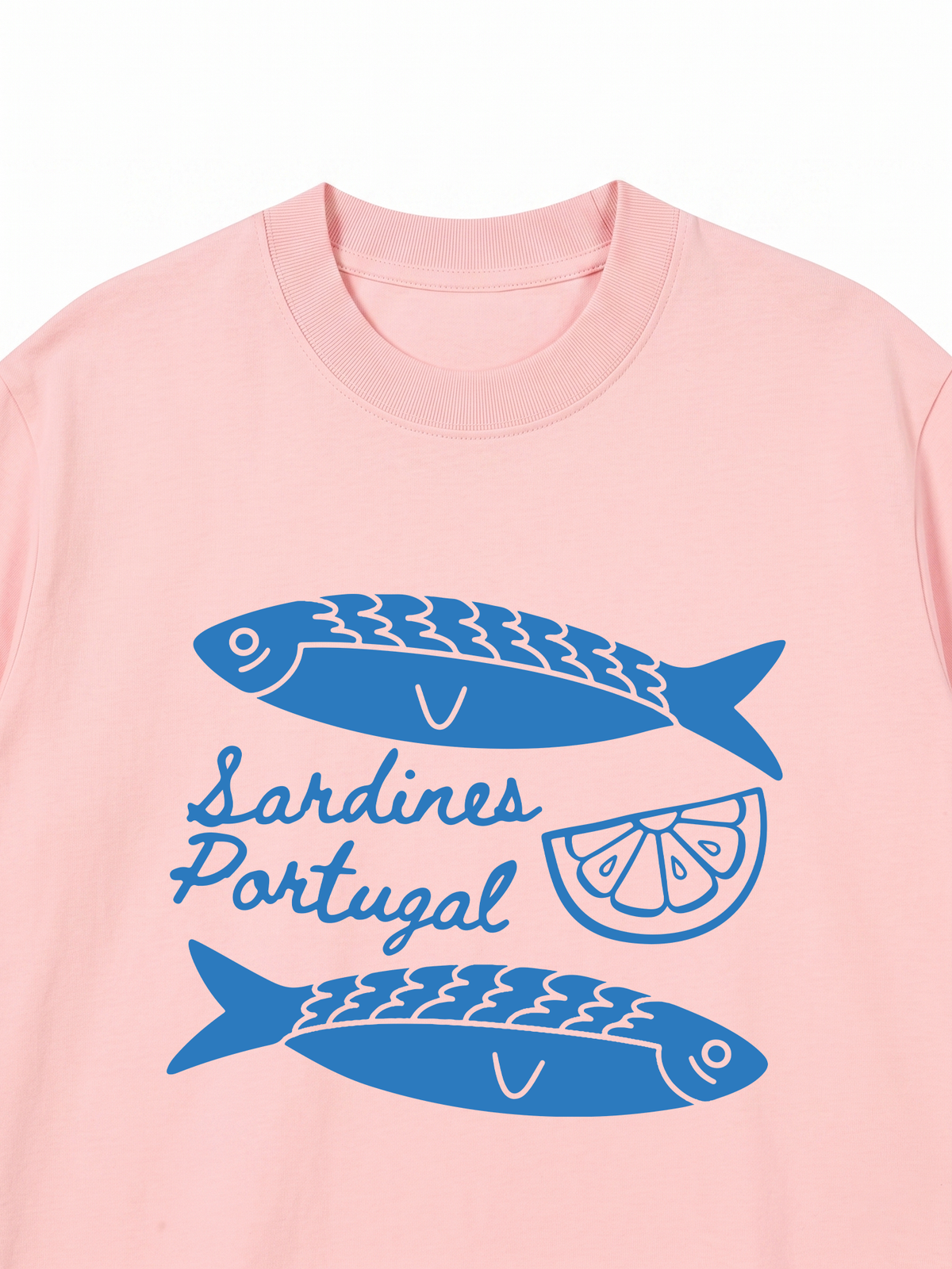 Áo Thun Relaxed Fit Blue Sardine