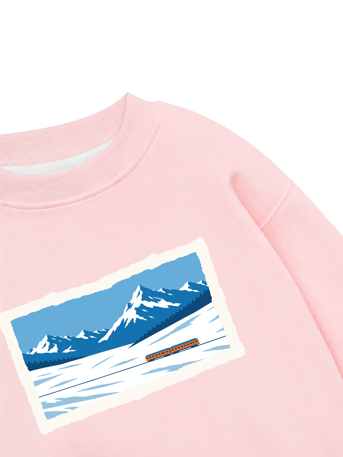 Áo Sweater Nỉ Hai Da Frozen Passage