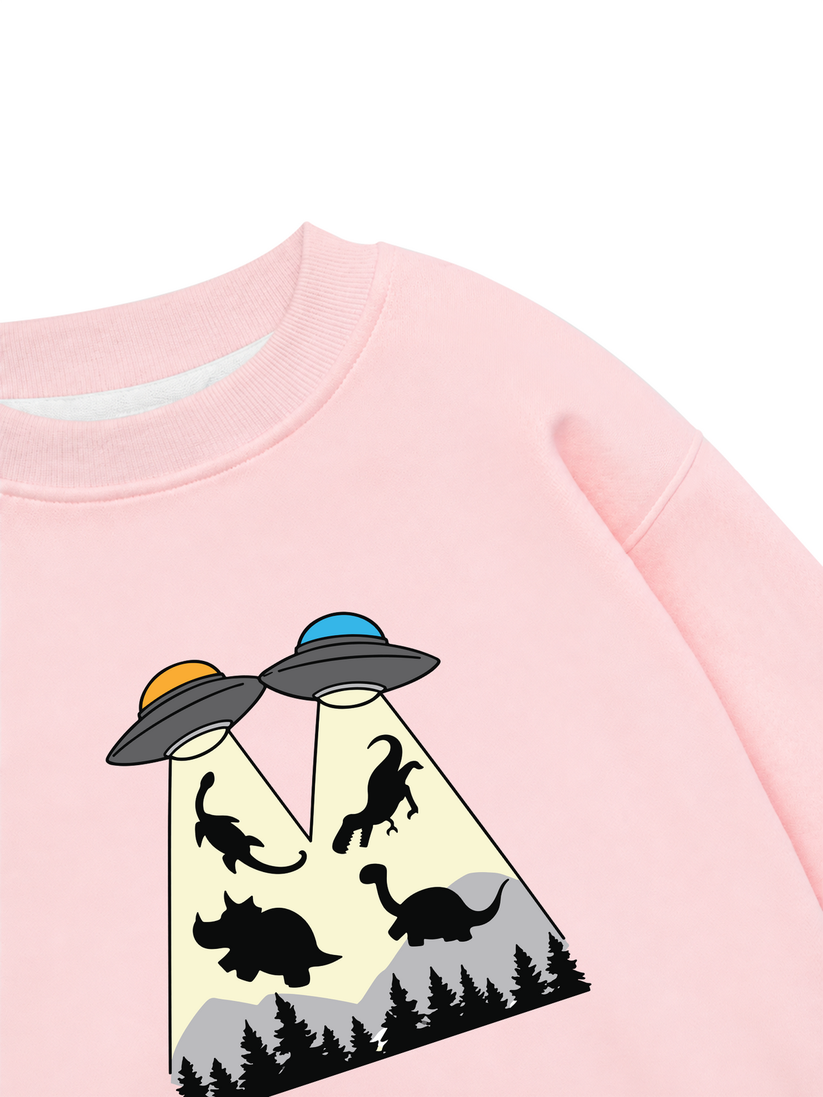 Áo Sweater Nỉ Hai Da DINO ABDUCTION