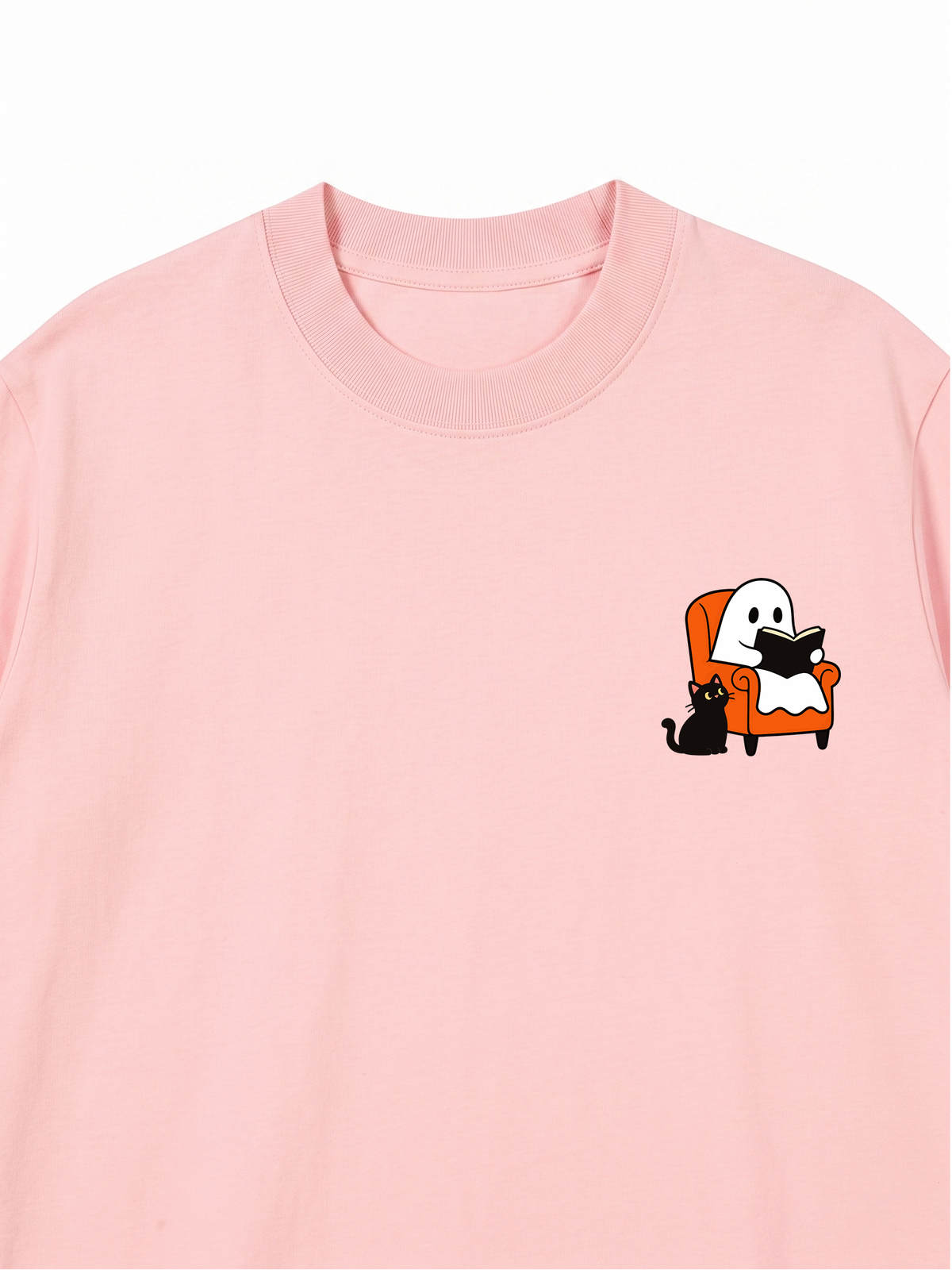 Áo Thun Relaxed Fit Ghost & Black Cat