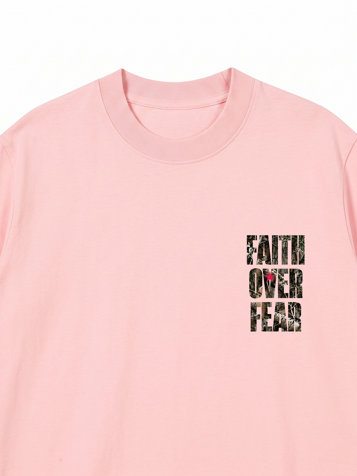 Áo Thun Relaxed Fit Faith Over Fear