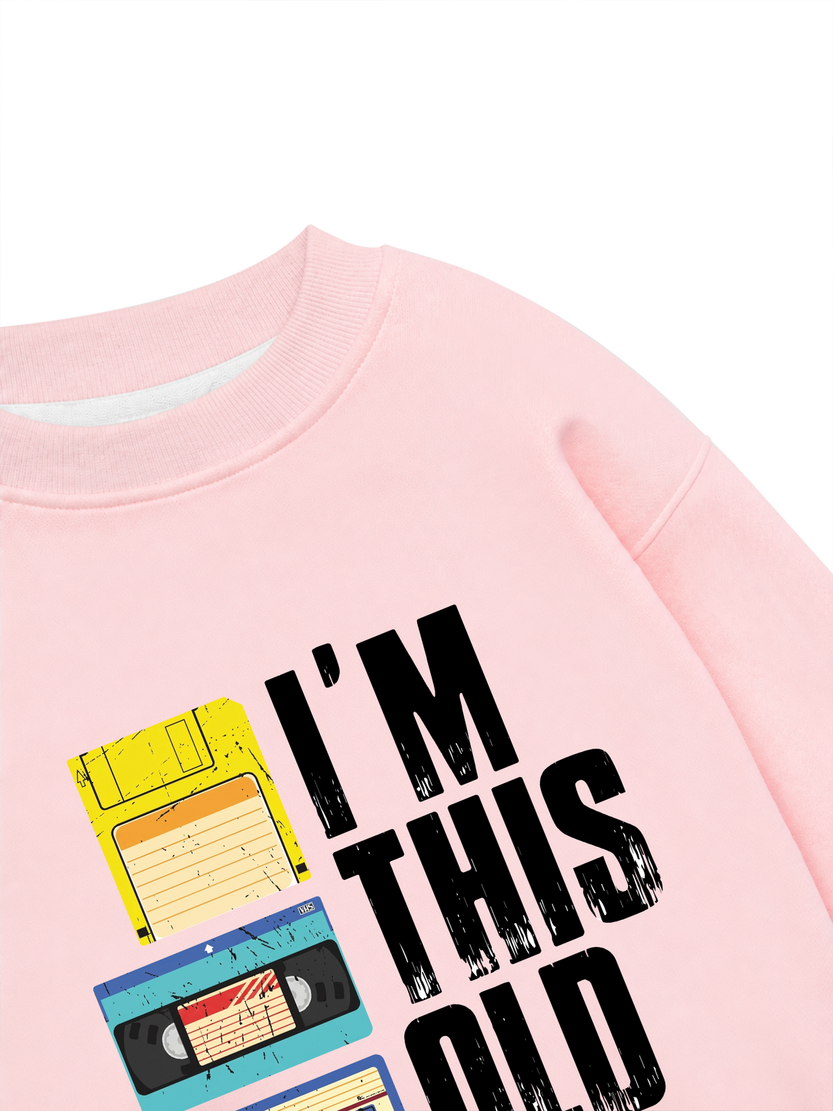 Áo Sweater Nỉ Hai Da I'm This Old