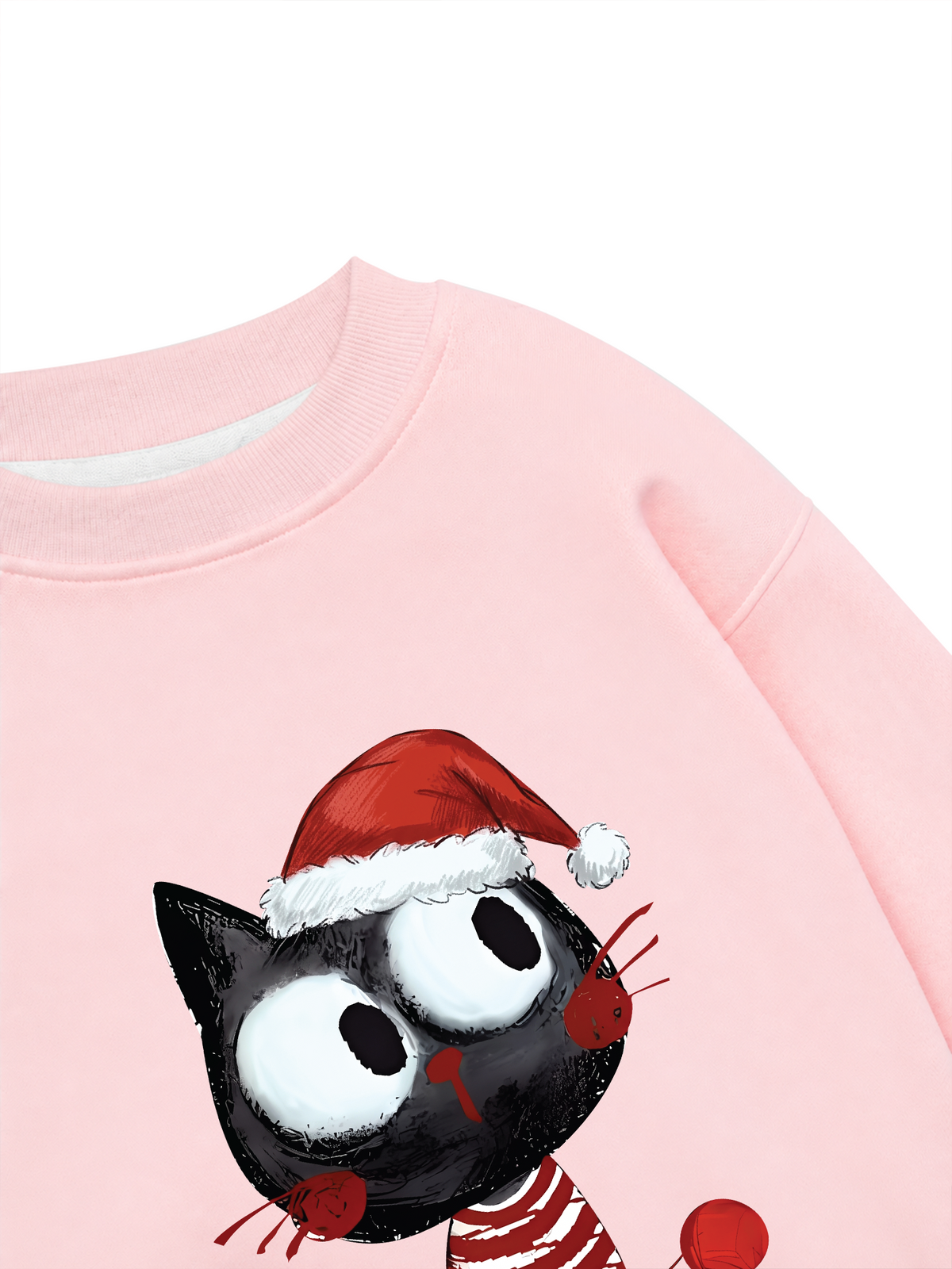 Áo Sweater Nỉ Hai Da Cute Cat