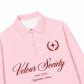 Áo Sweater Polo Nỉ Hai Da Velour Society