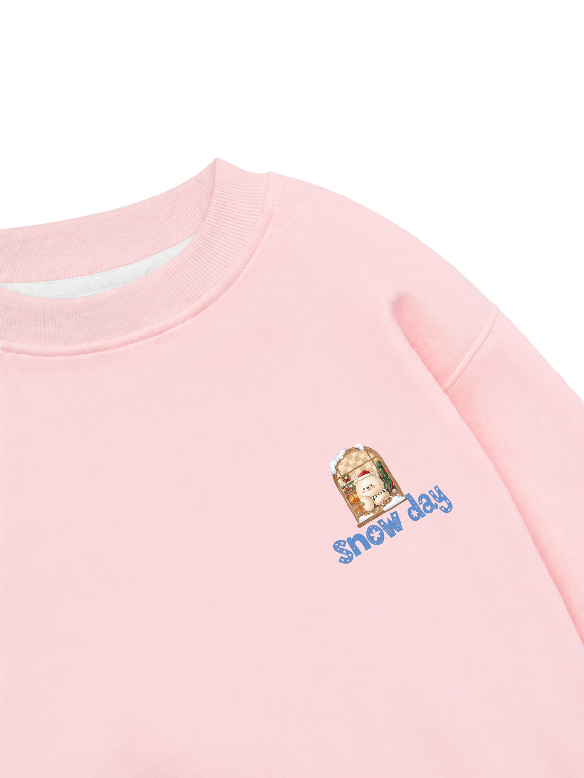 Áo Sweater Nỉ Hai Da Snow Day