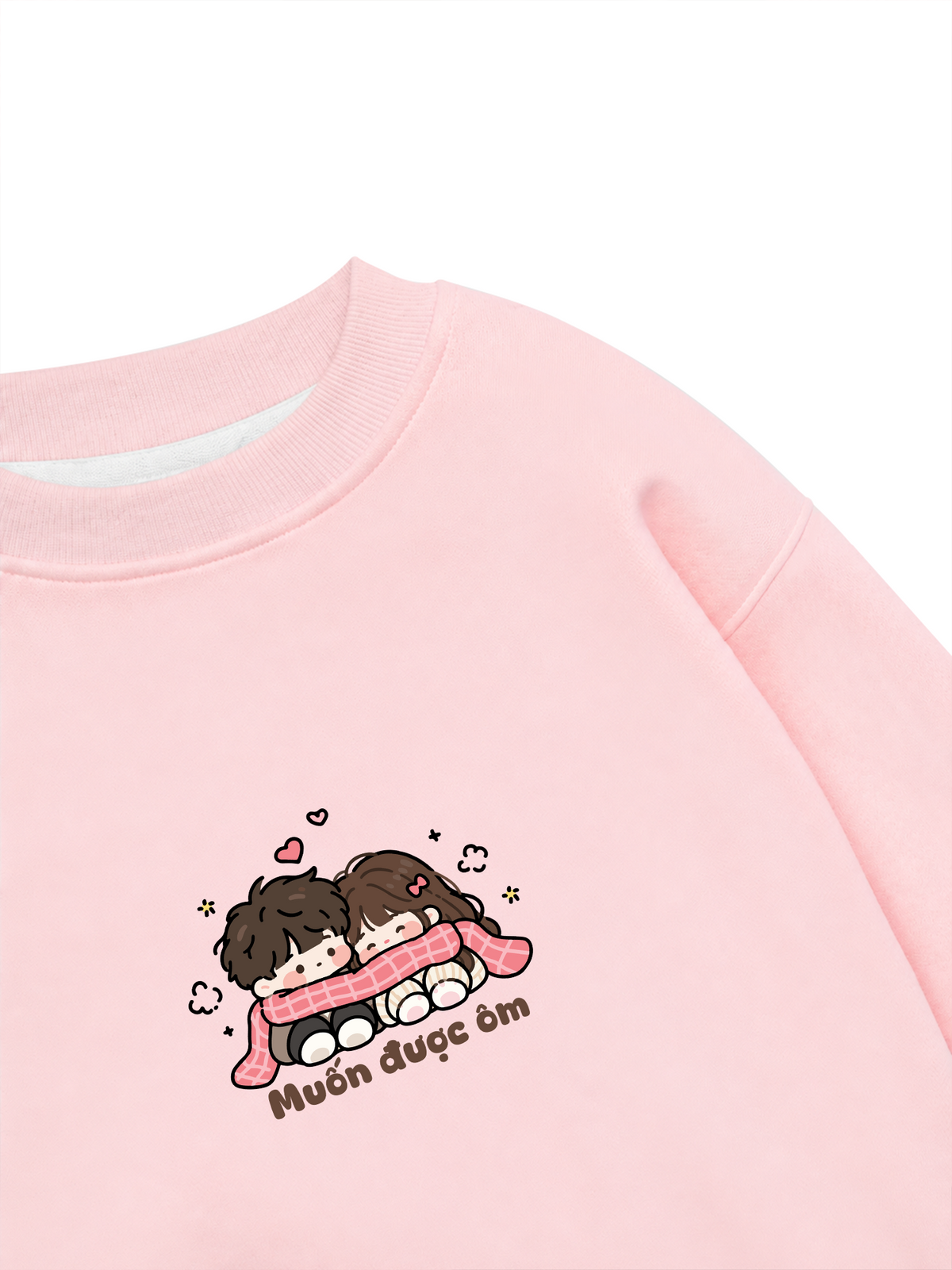 Áo Sweater Nỉ Hai Da Muốn Được Ôm