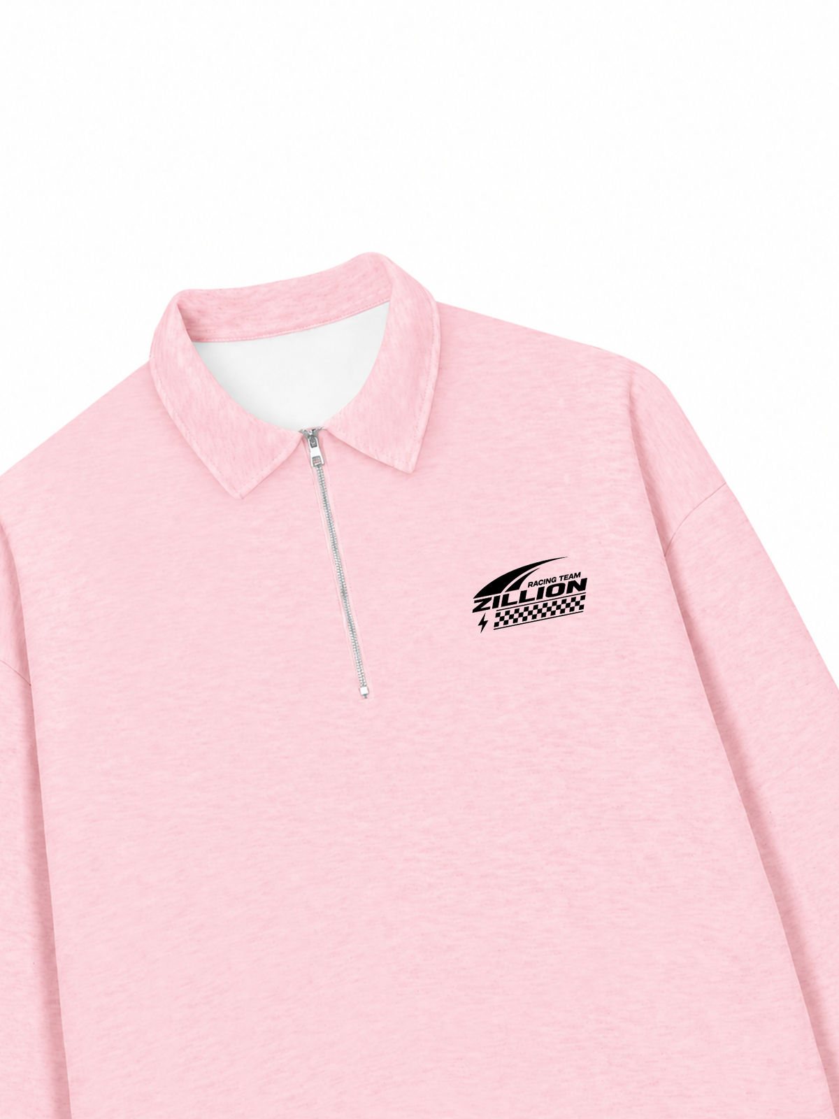 Áo Sweater Polo Nỉ Hai Da Racing Team Zillion