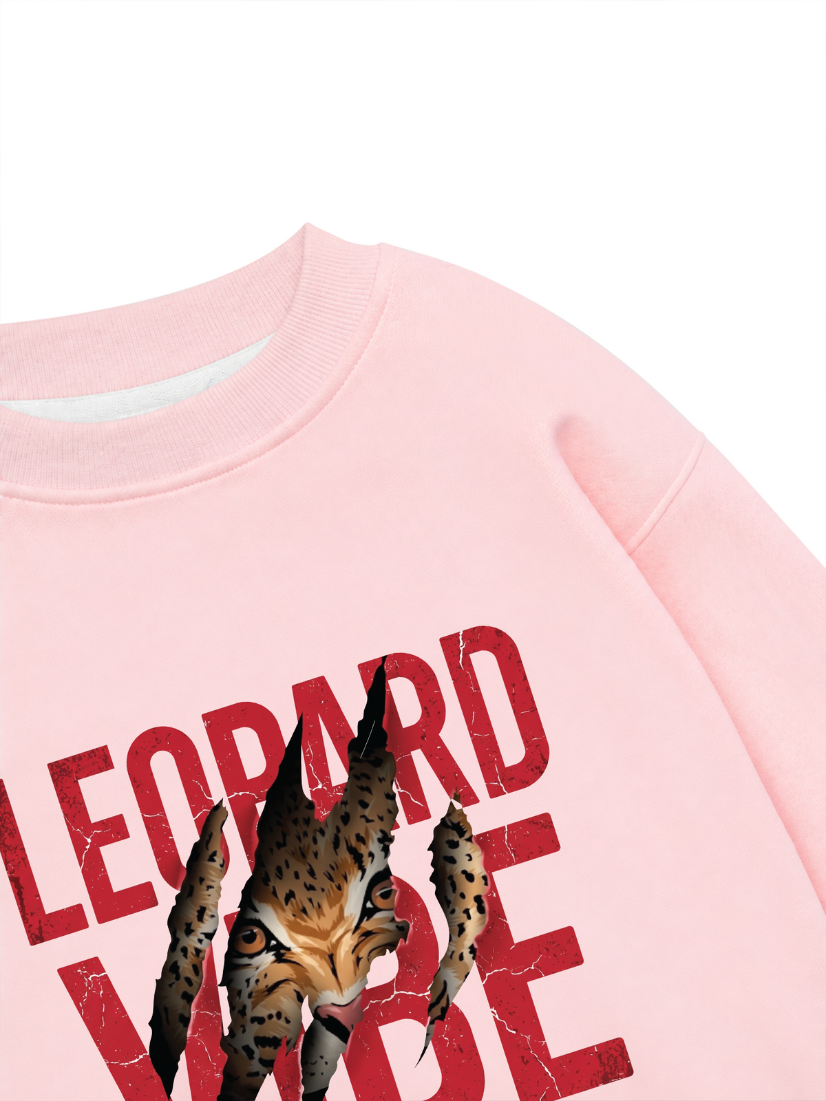 Áo Sweater Nỉ Hai Da Leopard Rip