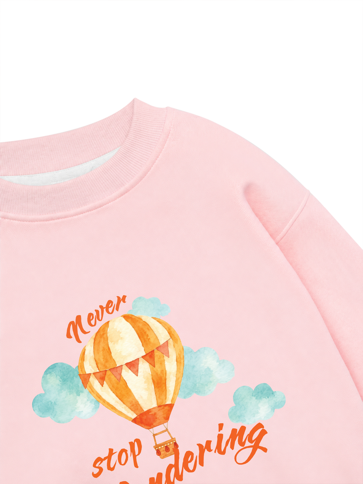 Áo Sweater Nỉ Hai Da Never Stop Wandering
