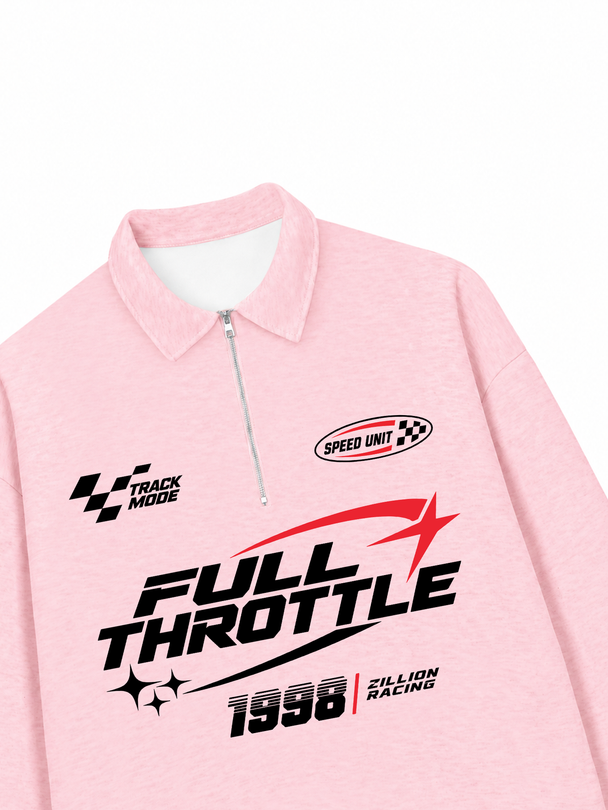 Áo Sweater Polo Nỉ Hai Da Full Throttle