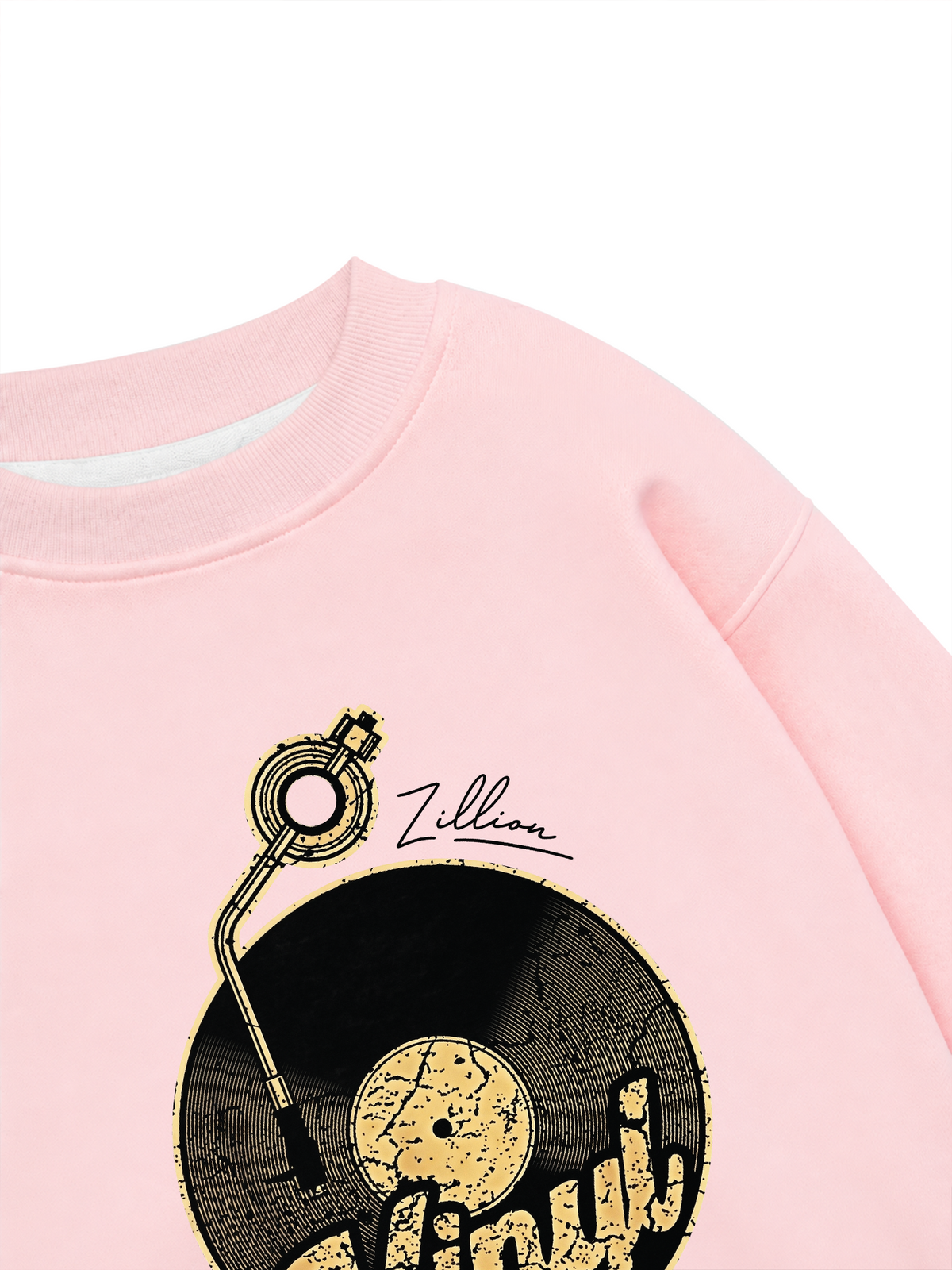 Áo Sweater Nỉ Hai Da Zillion Vinyl