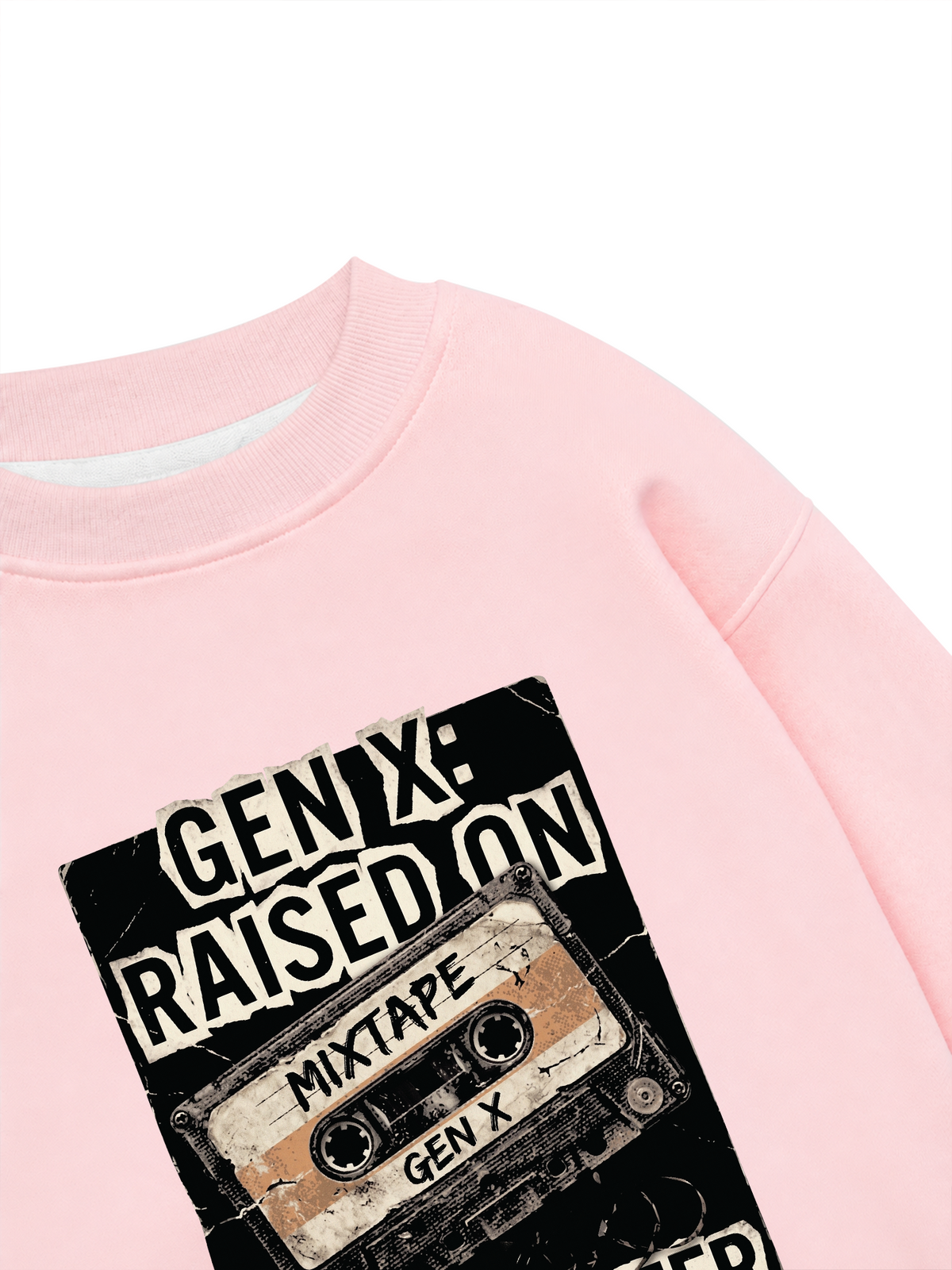Áo Sweater Nỉ Hai Da Gen X Raised On