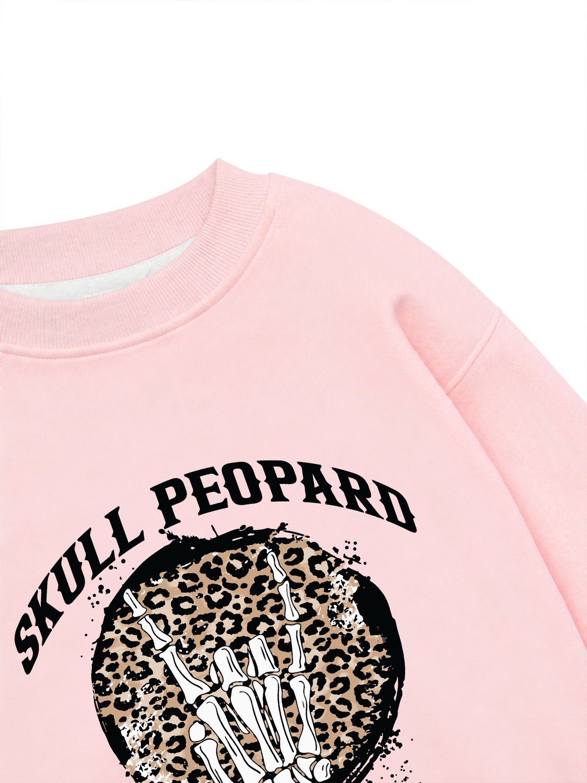Áo Sweater Nỉ Hai Da Skull Leopard