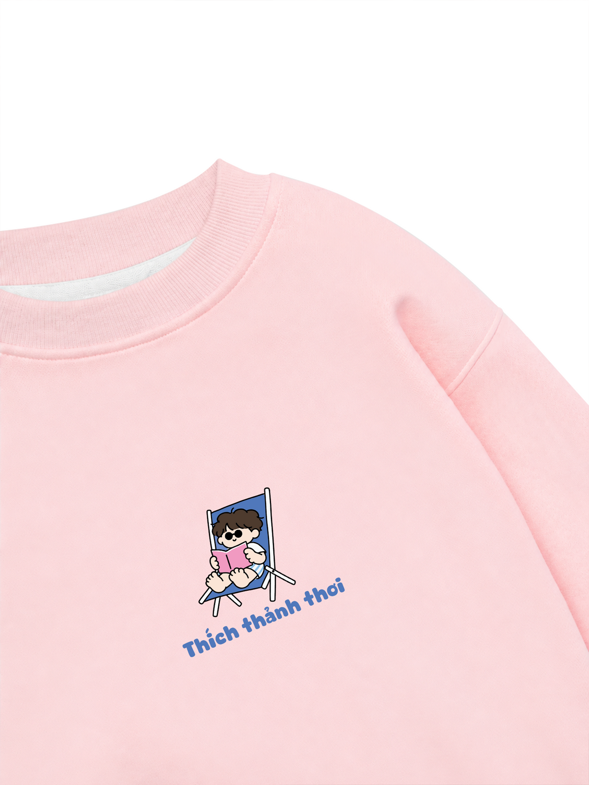 Áo Sweater Nỉ Hai Da Thích Thảnh Thơi