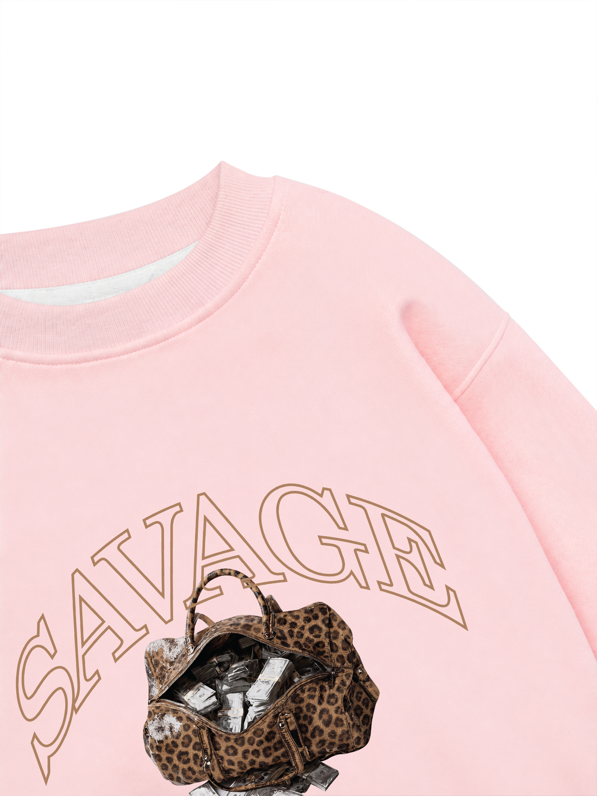 Áo Sweater Nỉ Hai Da Savage Stash