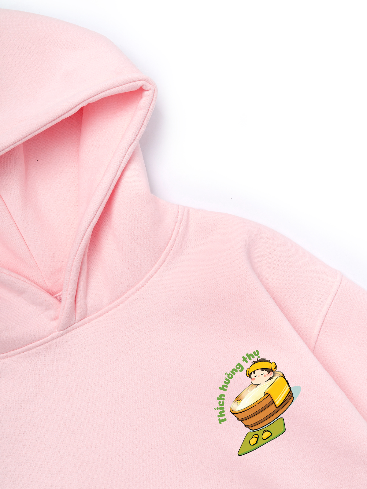 Áo Hoodie Nỉ Hai Da Thích Hưởng Thụ