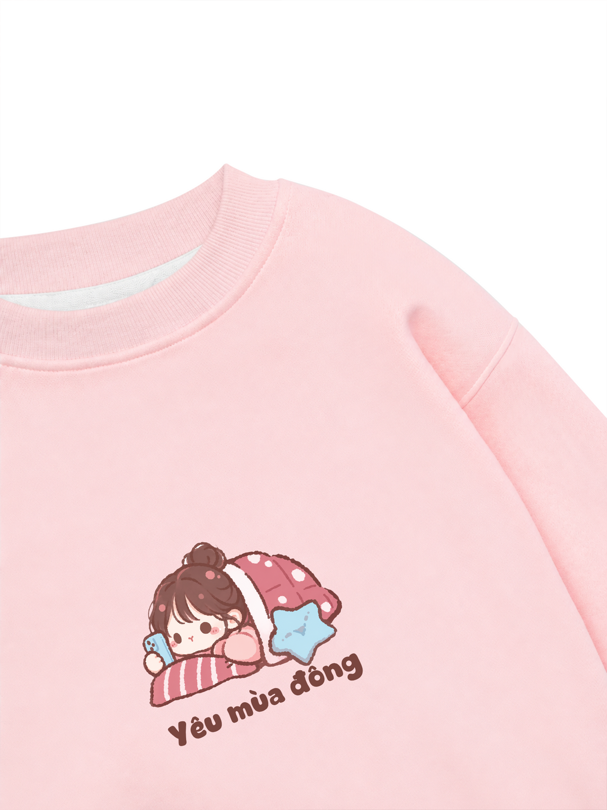 Áo Sweater Nỉ Hai Da Yêu Mùa Đông
