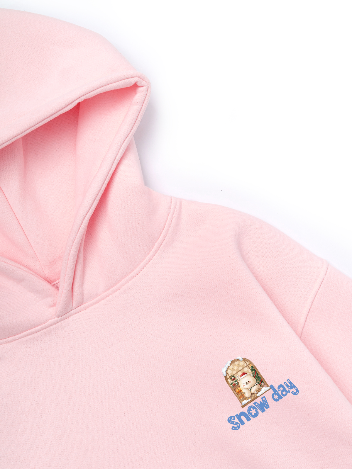 Áo Hoodie Nỉ Hai Da Snow Day