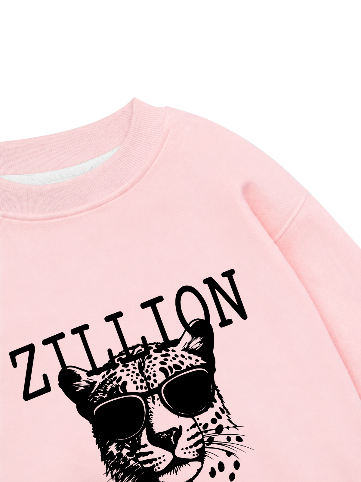 Áo Sweater Nỉ Hai Da Zillion Leopard