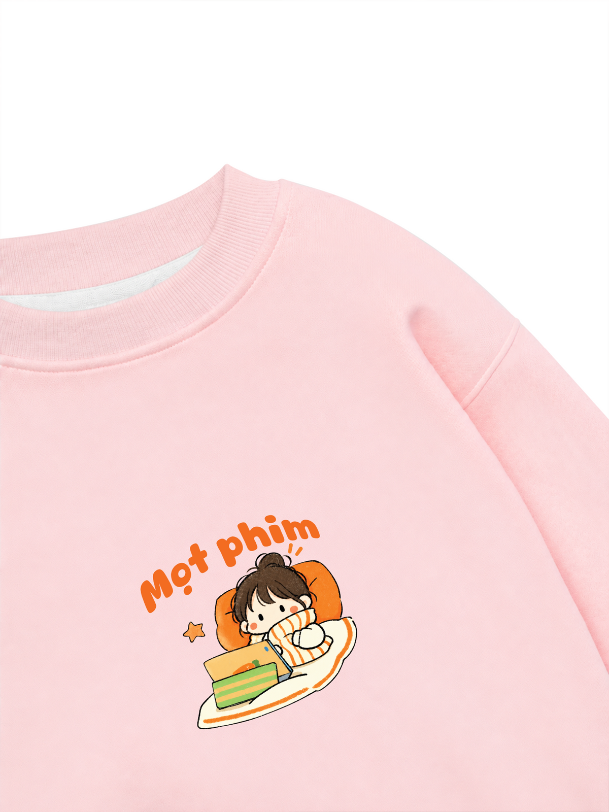 Áo Sweater Nỉ Hai Da Mọt Phim