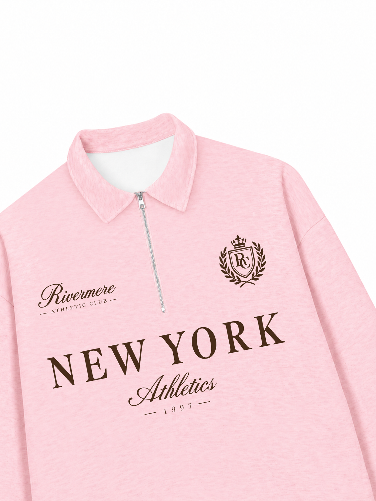 Áo Sweater Polo Nỉ Hai Da New York