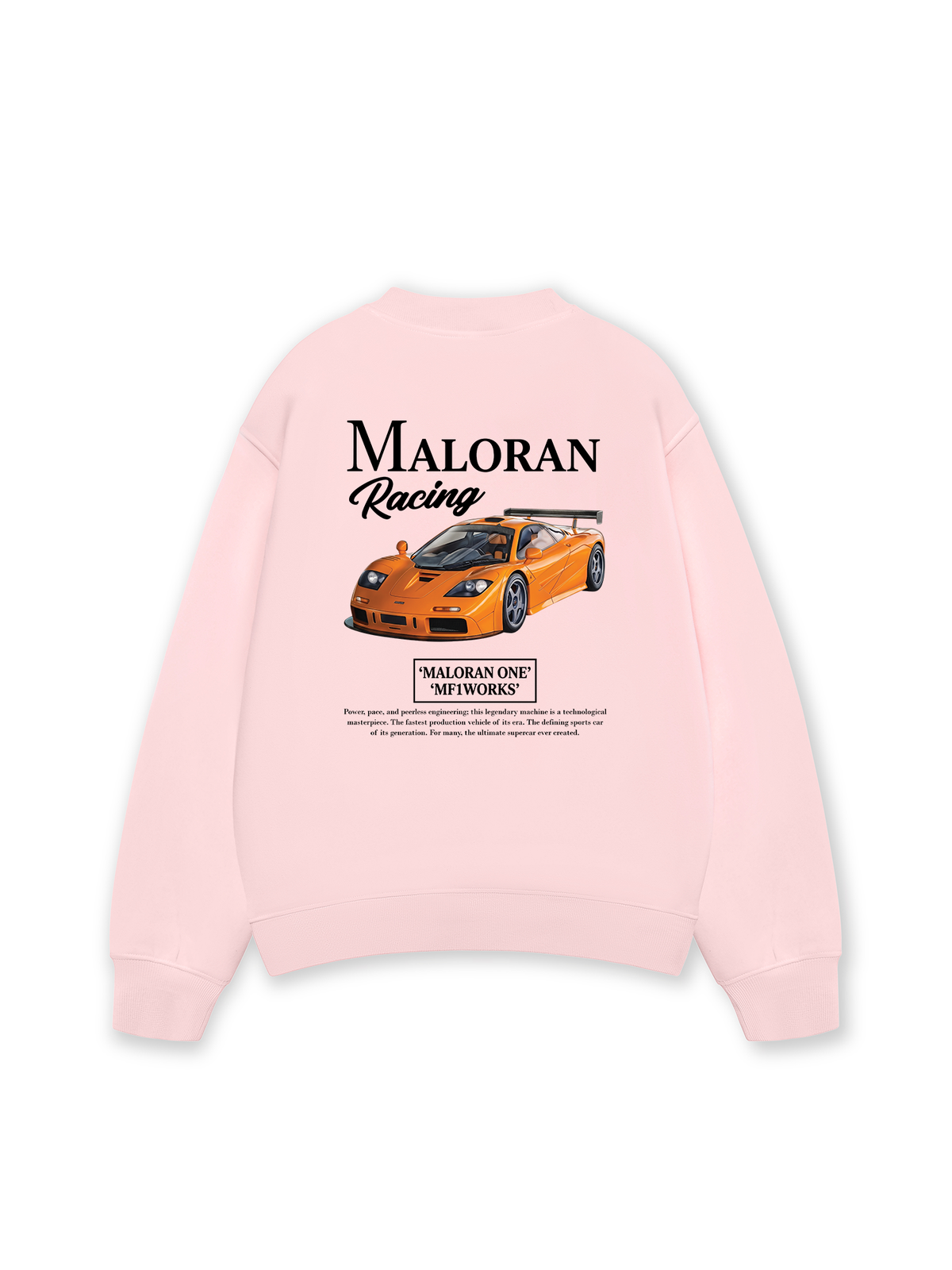 Áo Sweater Nỉ Hai Da Car Maloran Racing