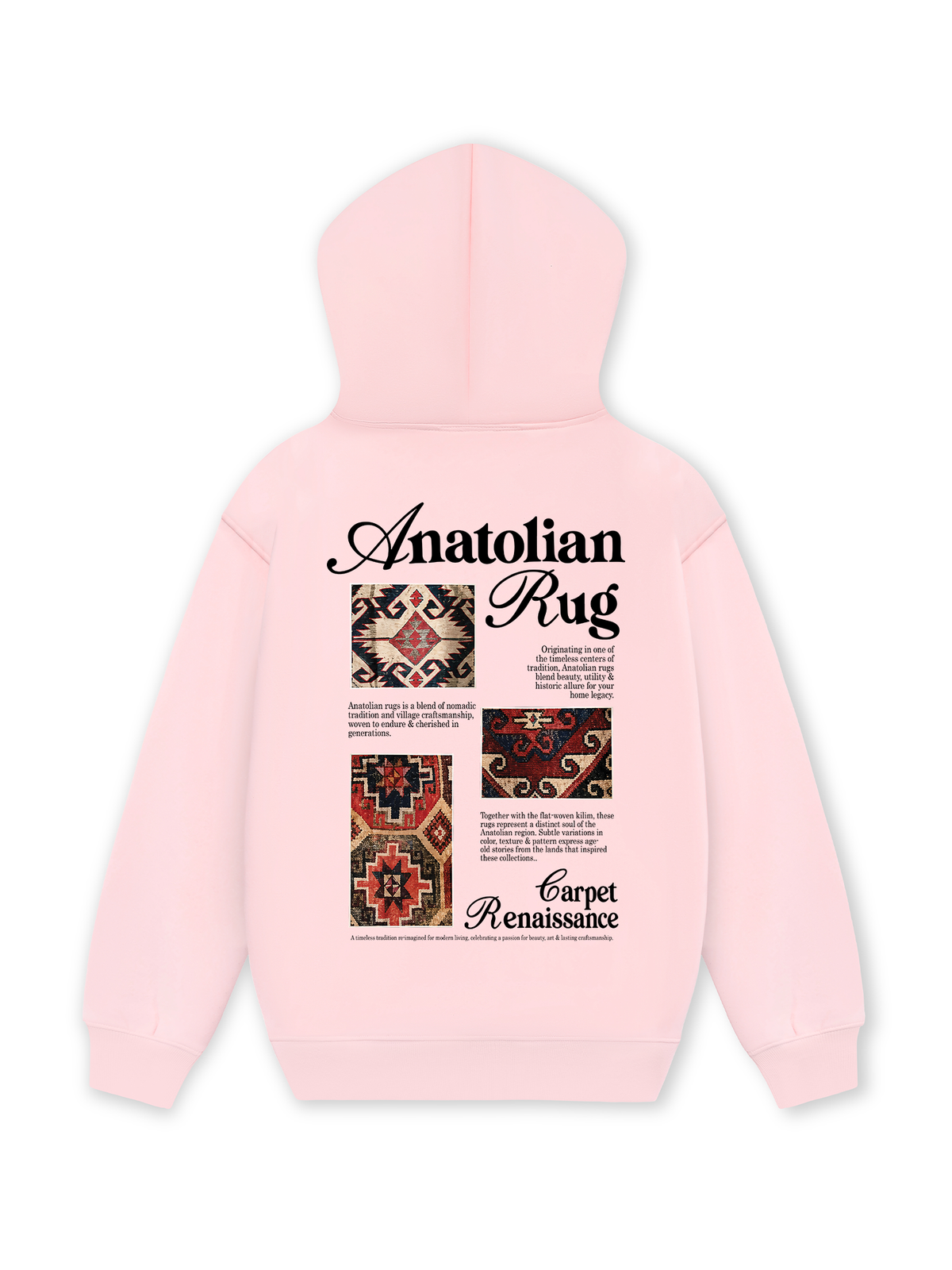 Áo Hoodie Nỉ Hai Da  Anatolian Rug