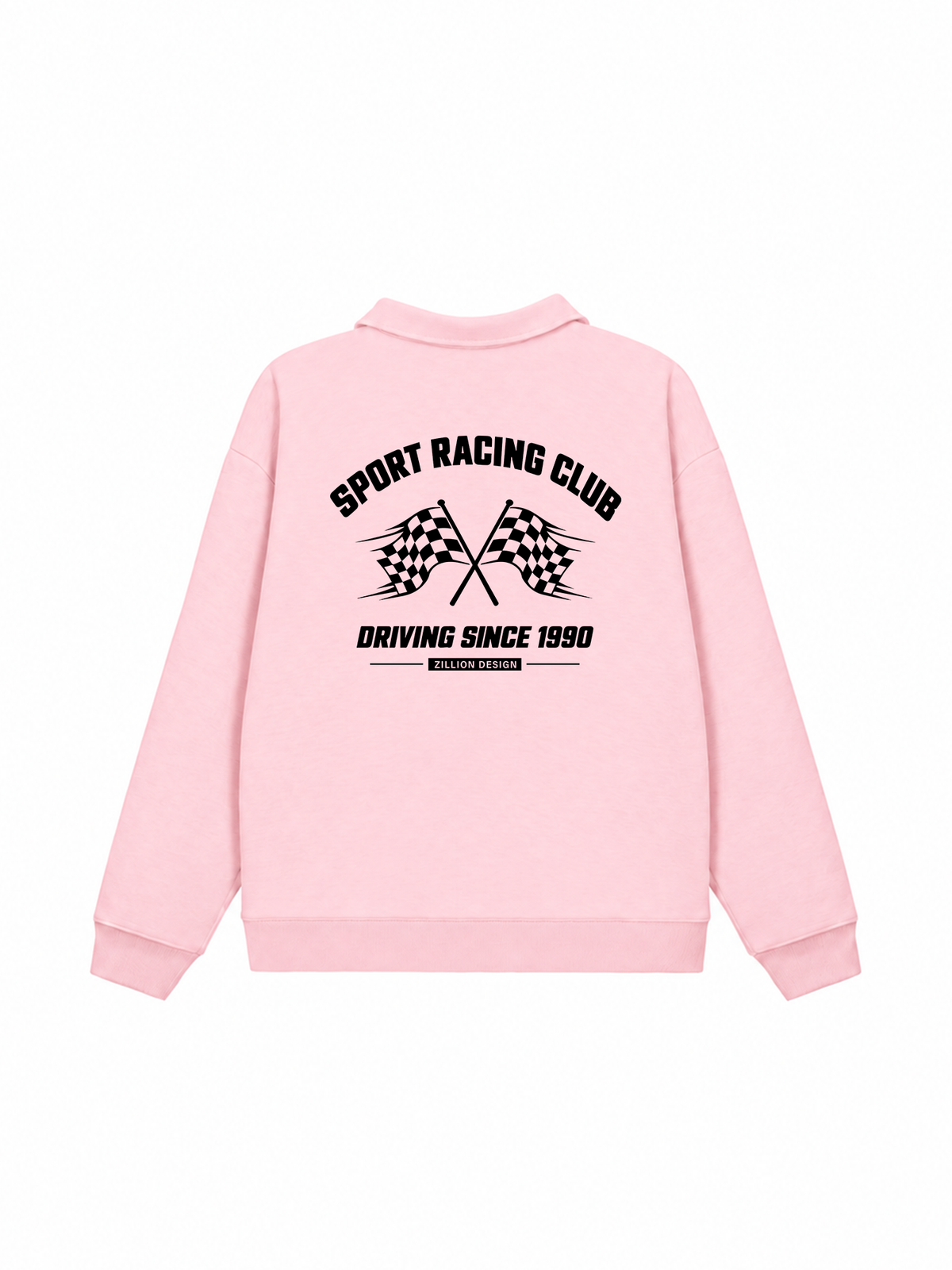 Áo Sweater Polo Nỉ Hai Da Sport Racing Club