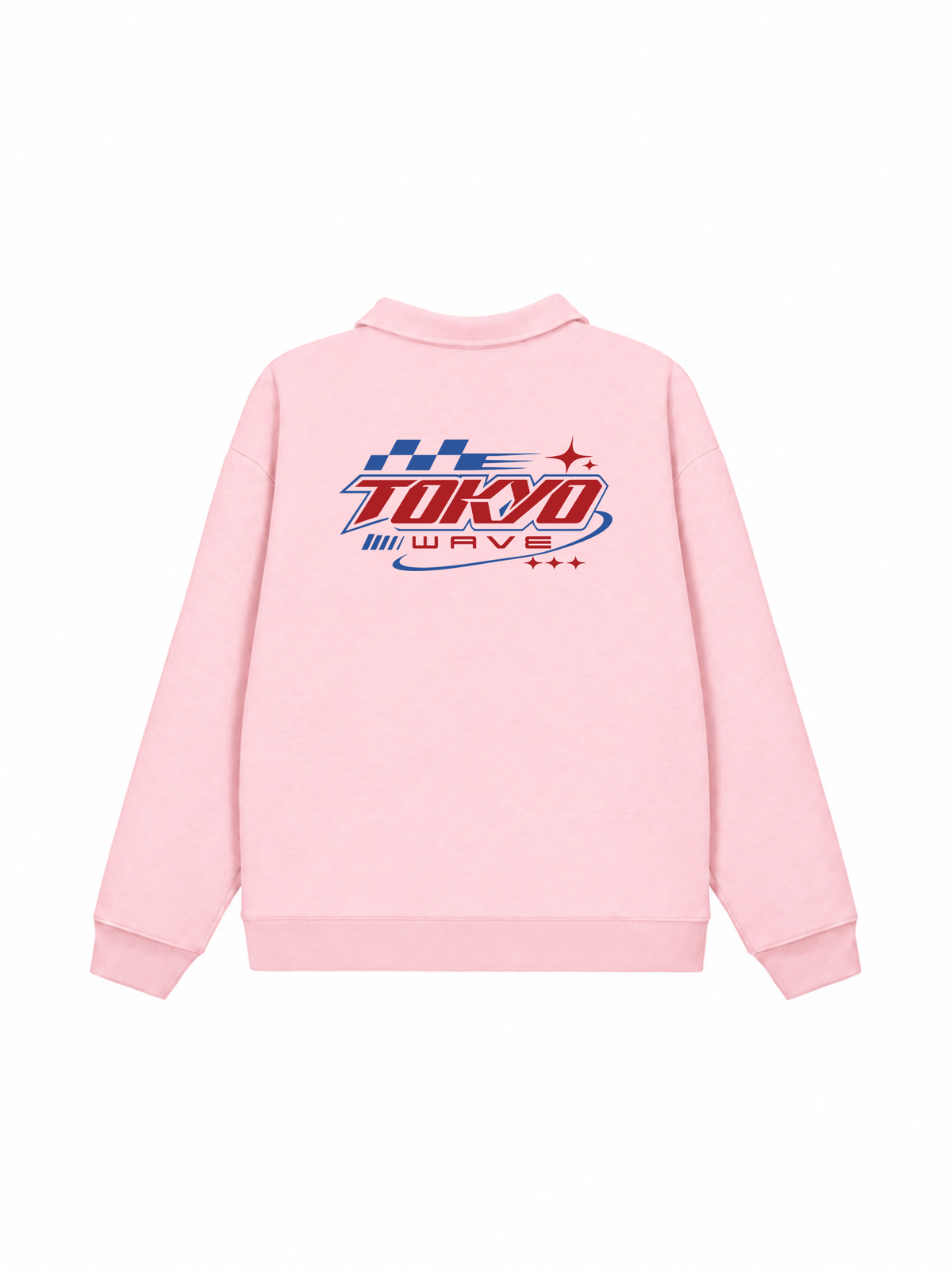Áo Sweater Polo Nỉ Hai Da Tokyo Wave