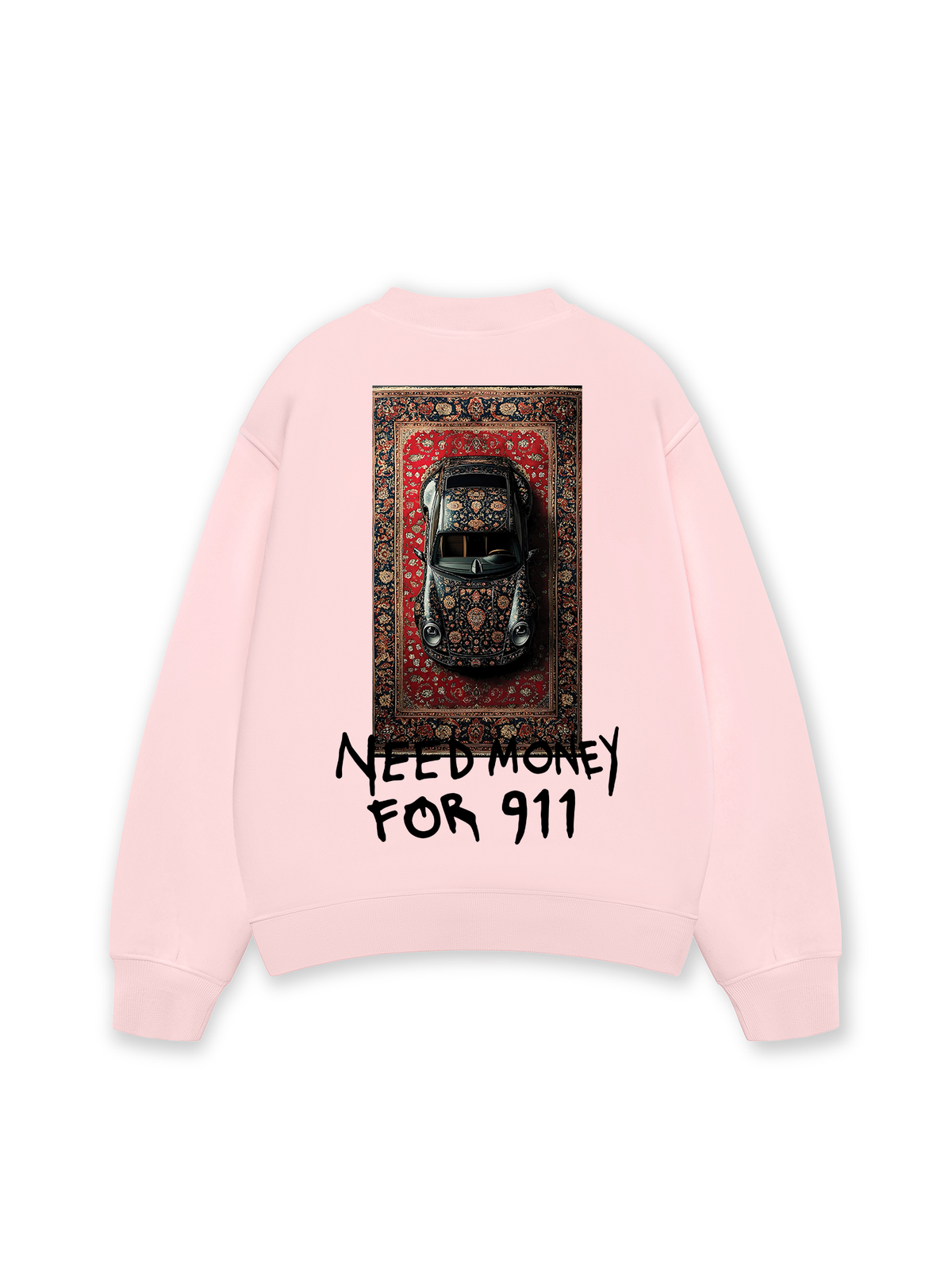 Áo Sweater Nỉ Hai Da Need Money For 911