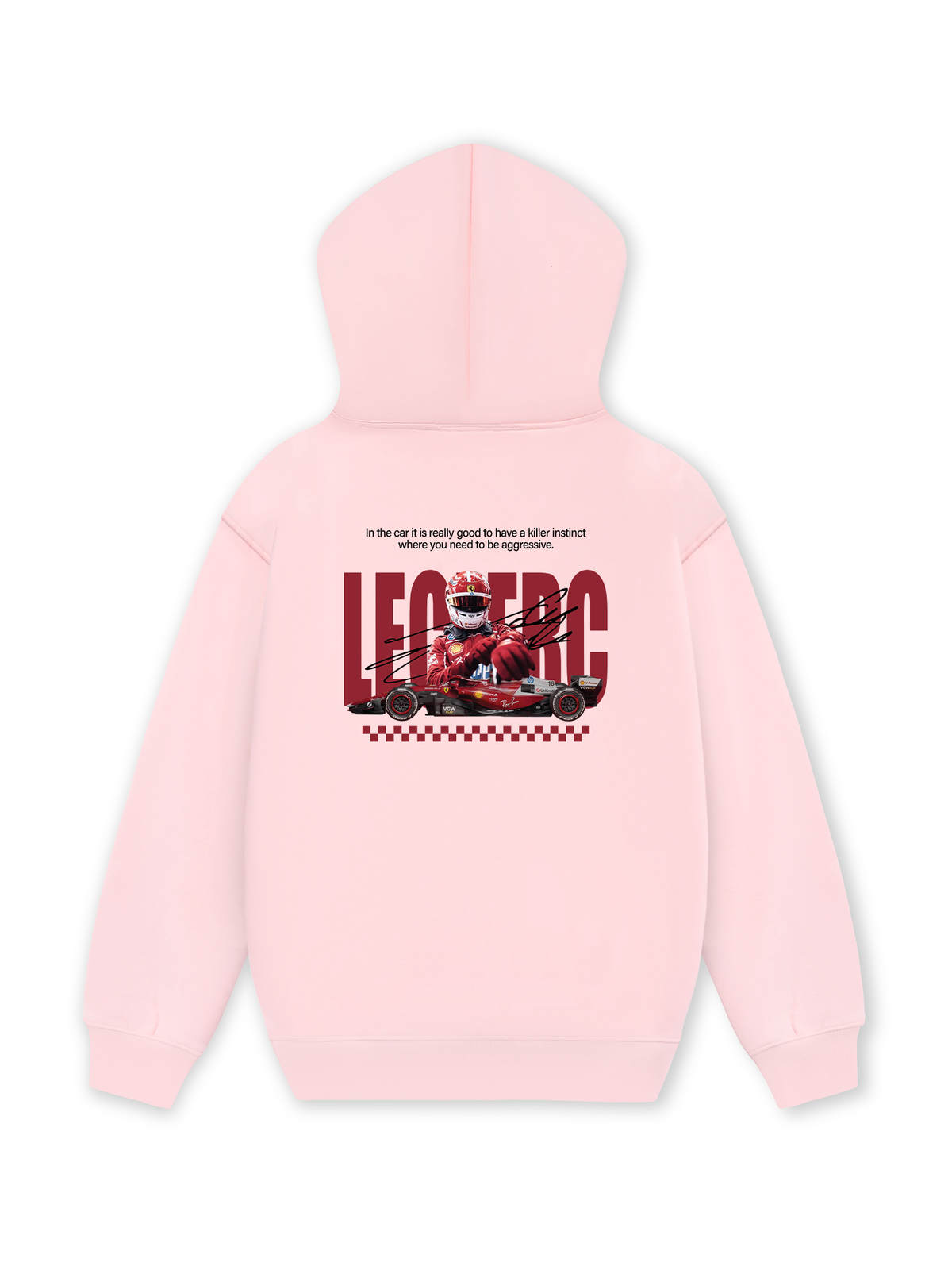 Áo Hoodie Nỉ Hai Da Car Leclerc
