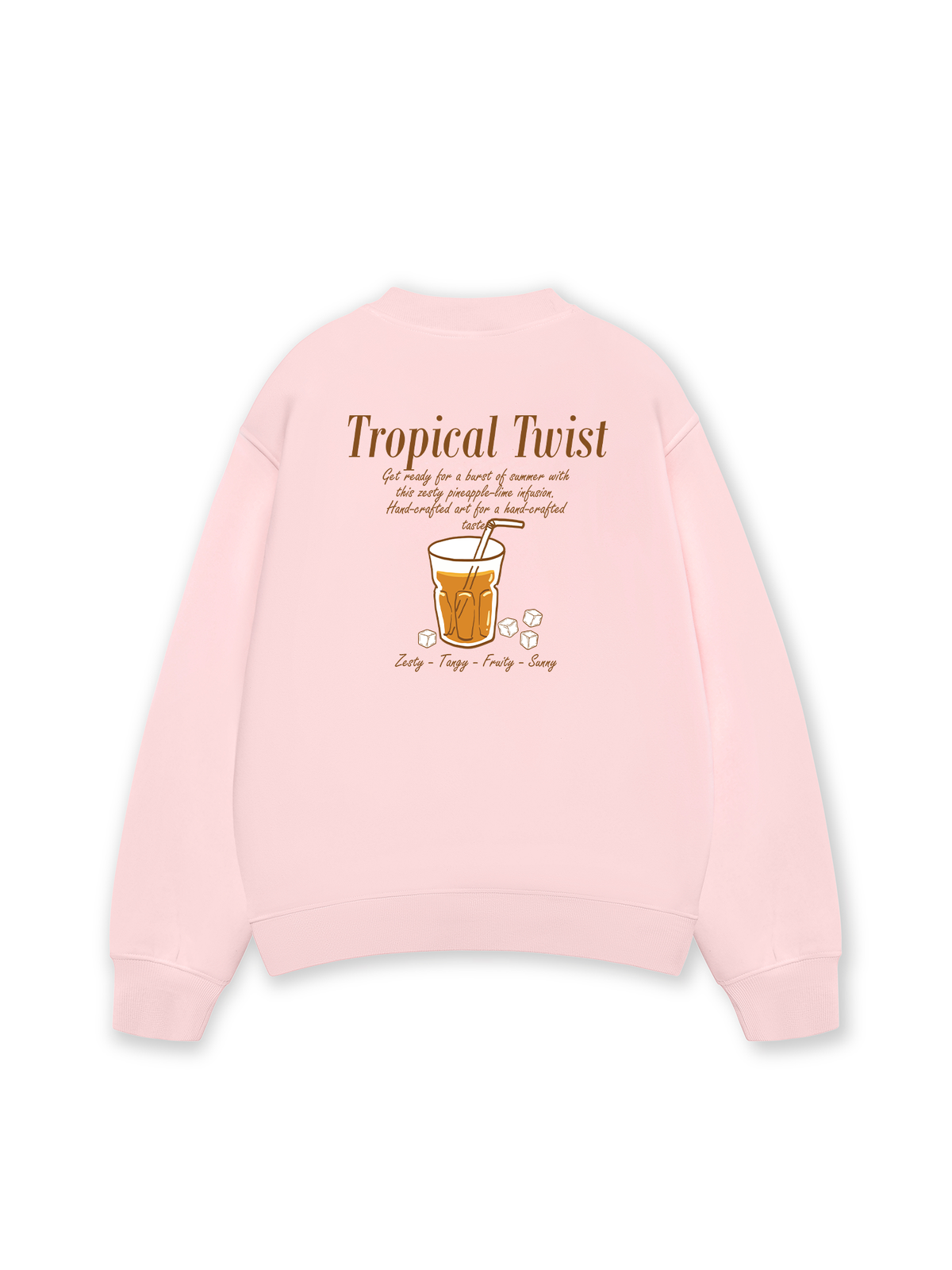 Áo Sweater Nỉ Hai Da Tropical Twist