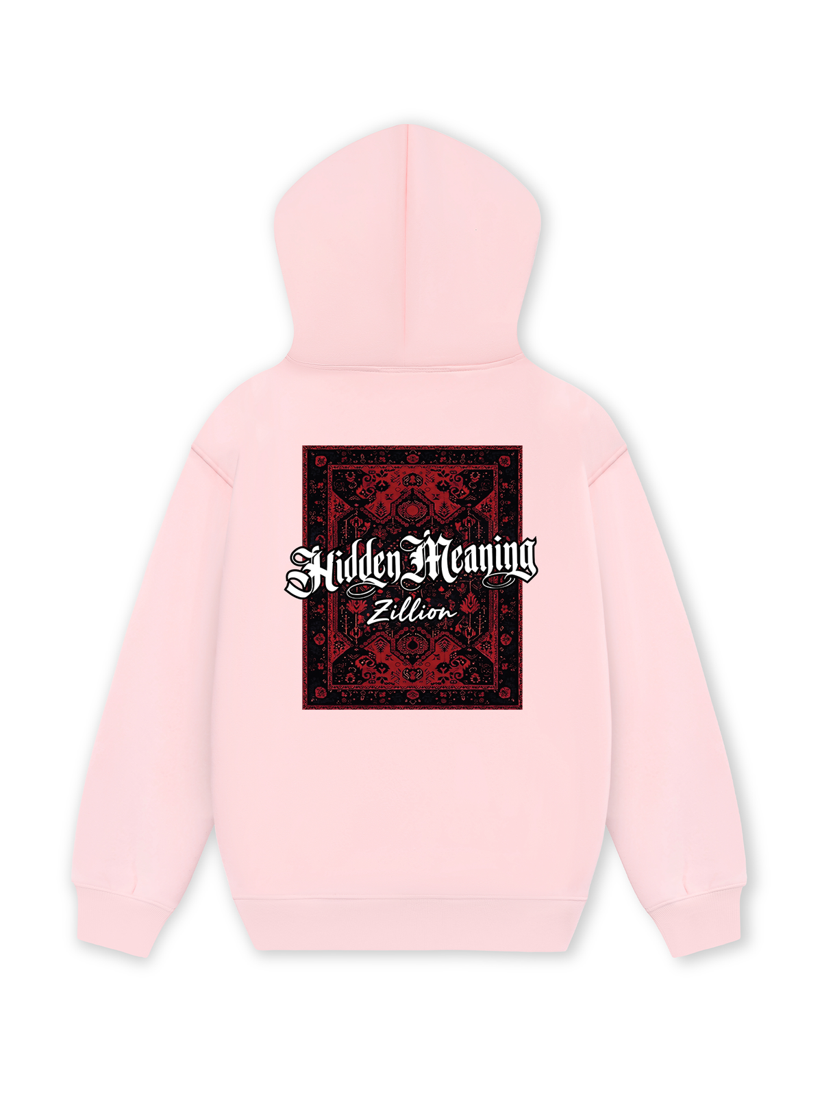 Áo Hoodie Nỉ Hai Da Hidden Meaning Red Rug