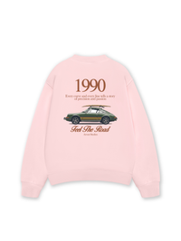 Áo Sweater Nỉ Hai Da Car Feel The Road