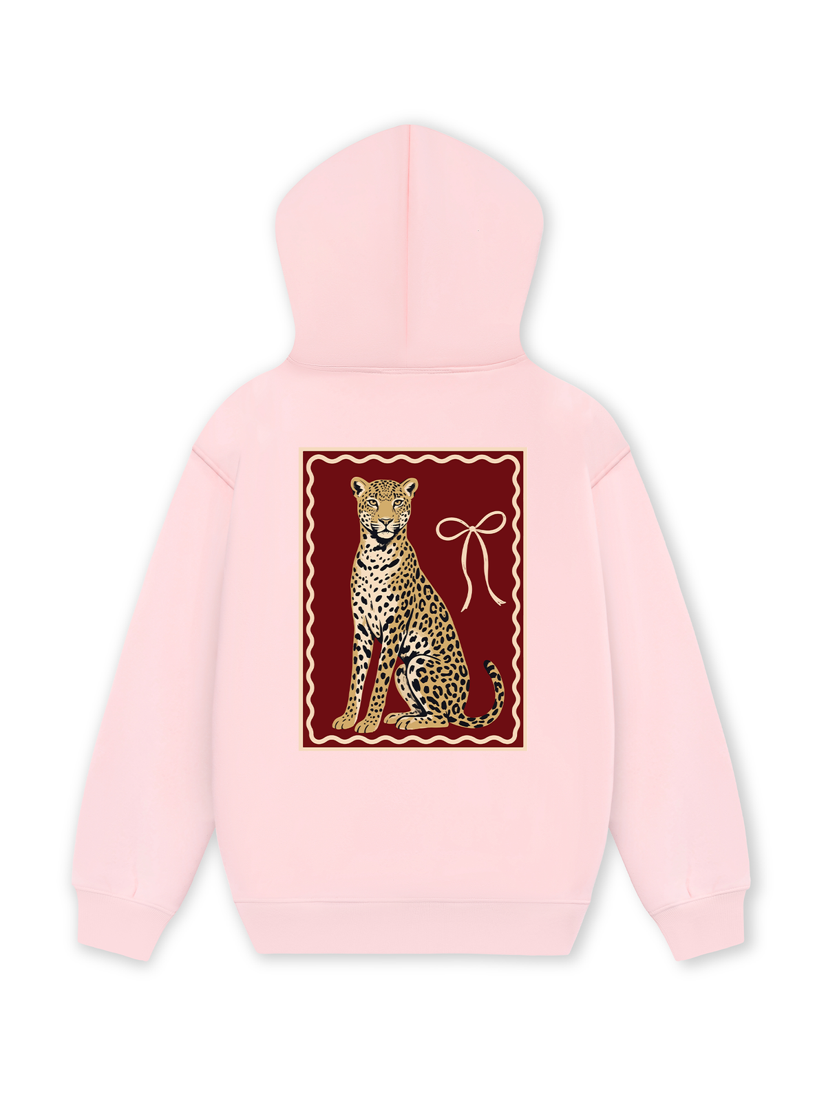 Áo Hoodie Nỉ Hai Da Sitting Leopard