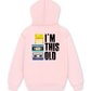 Áo Hoodie Nỉ Hai Da I'm This Old