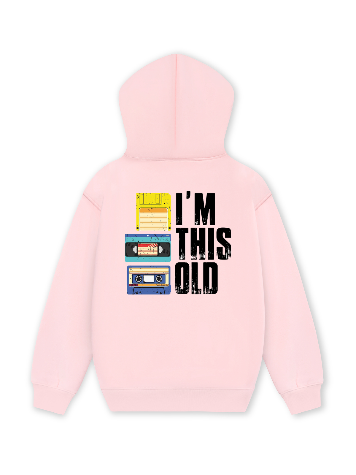 Áo Hoodie Nỉ Hai Da I'm This Old