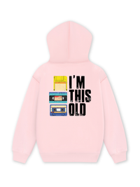 Áo Hoodie Nỉ Hai Da I'm This Old