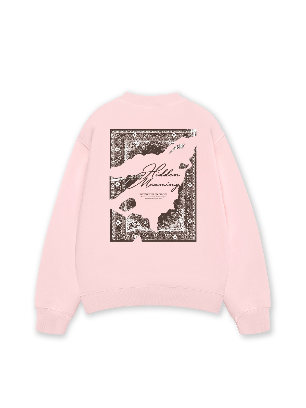 Áo Sweater Nỉ Hai Da Hidden Meaning