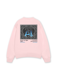 Áo Sweater Nỉ Hai Da  Hidden Meaning Zillion Black Blue Bandana