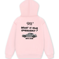 Áo Hoodie Nỉ Hai Da Car What Is Your Emergency