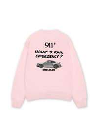 Áo Sweater Nỉ Hai Da Car What Is Your Emergency