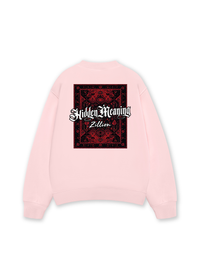 Áo Sweater Nỉ Hai Da Hidden Meaning Red Rug