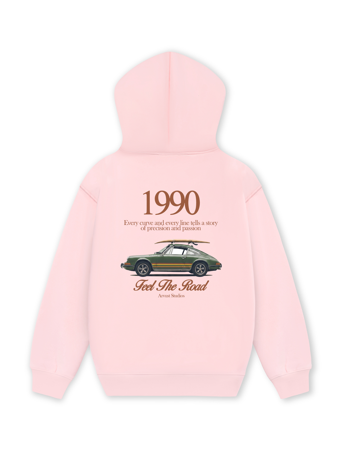 Áo Hoodie Nỉ Hai Da Car Feel The Road
